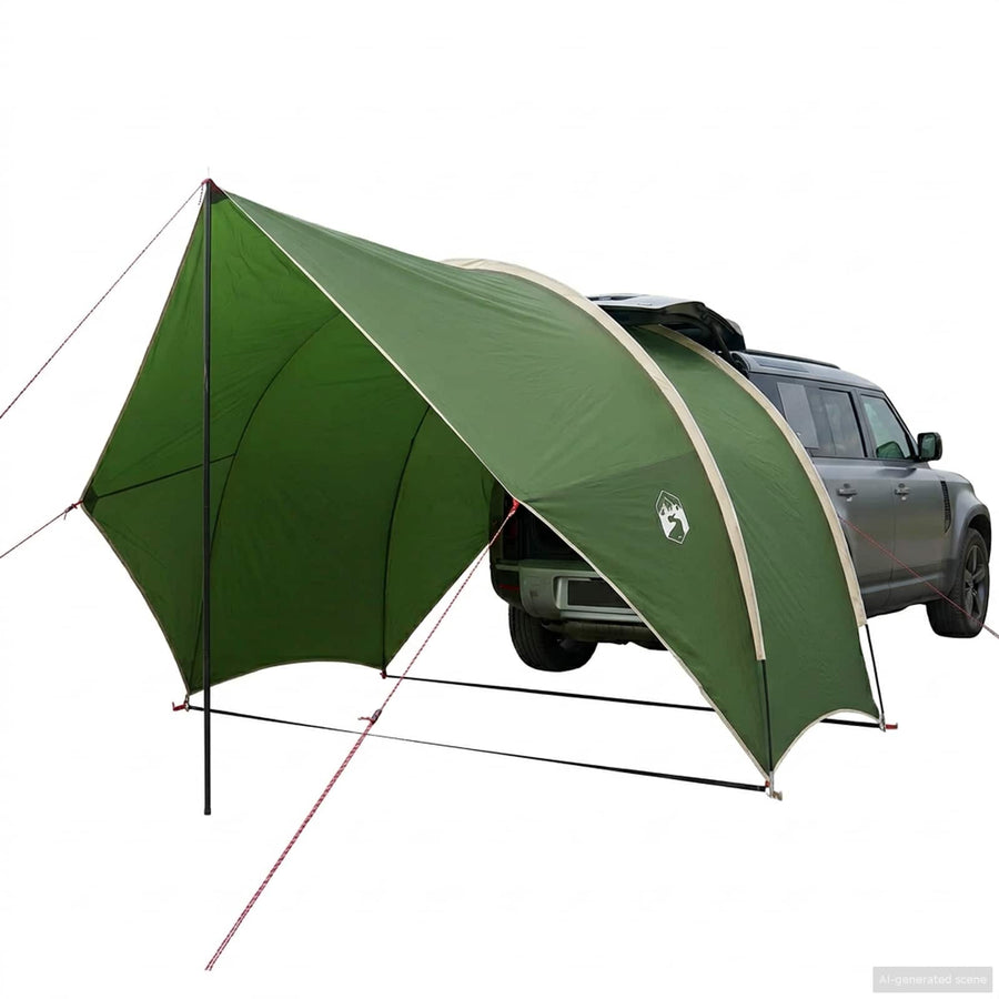Tailgate Luifel Waterdicht Groen 405 x 280 x 220 cm