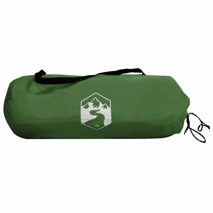 Campingzeil met gaaswanden Groen 340 x 260 x 220 cm