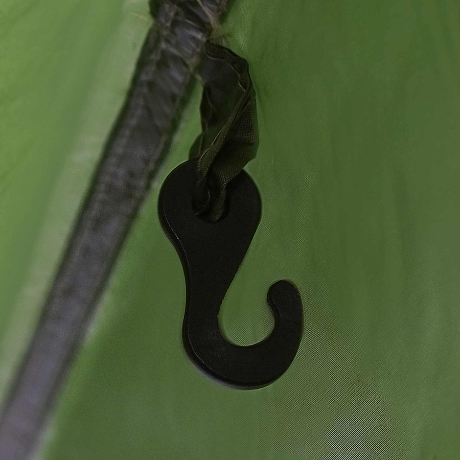 Campingzeil met gaaswanden Groen 340 x 260 x 220 cm