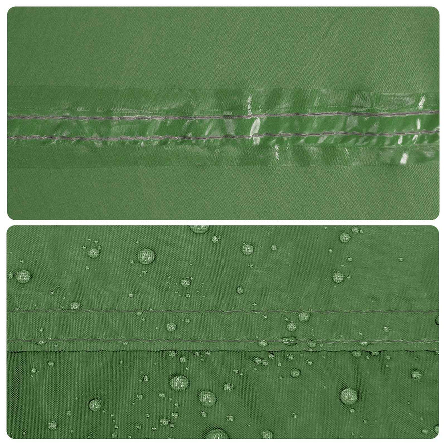 Campingzeil met gaaswanden Groen 340 x 260 x 220 cm