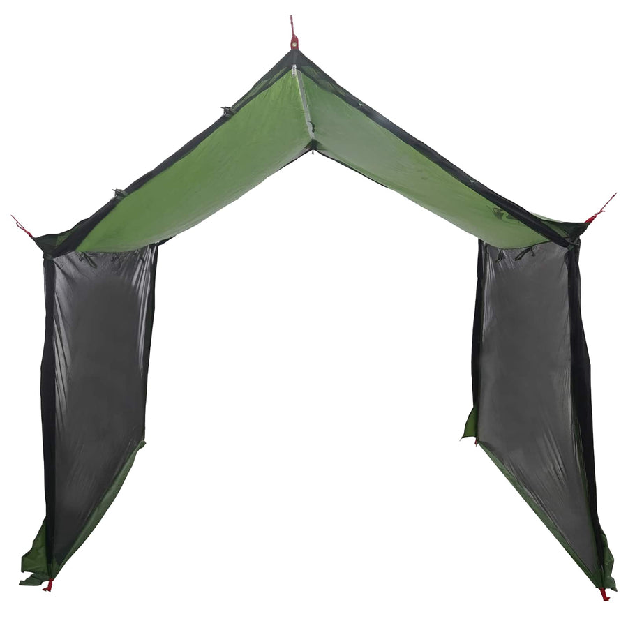 Campingzeil met gaaswanden Groen 340 x 260 x 220 cm