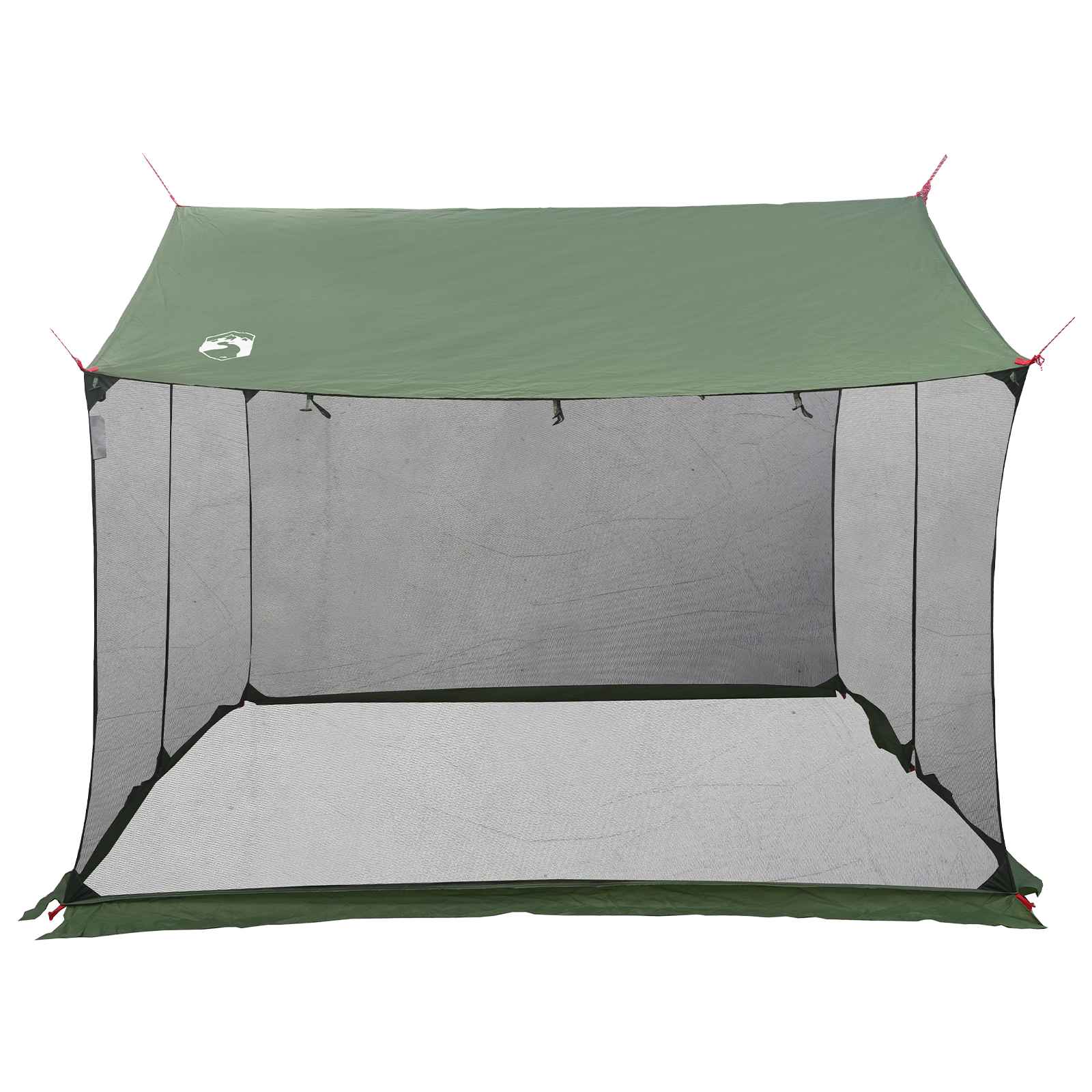 Campingzeil met gaaswanden Groen 340 x 260 x 220 cm