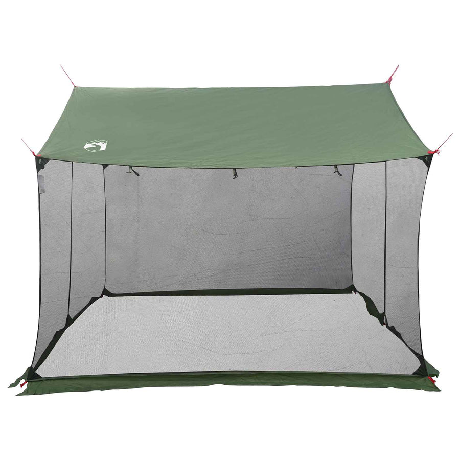 Campingzeil met gaaswanden Groen 340 x 260 x 220 cm