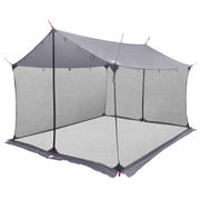 Campingzeil gaaswanden 340x260x220 cm grijs oranje