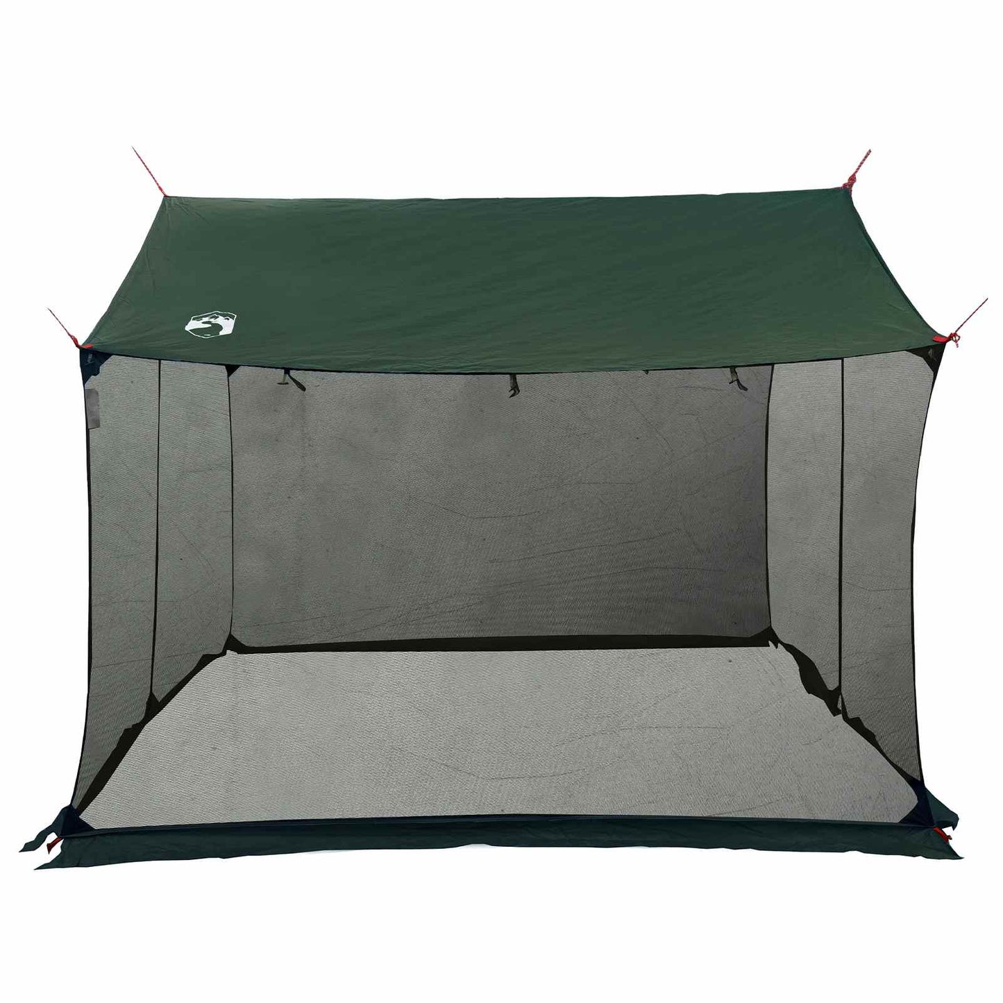 Campingzeil met gaaswanden Legergroen 340 x 260 x 220 cm