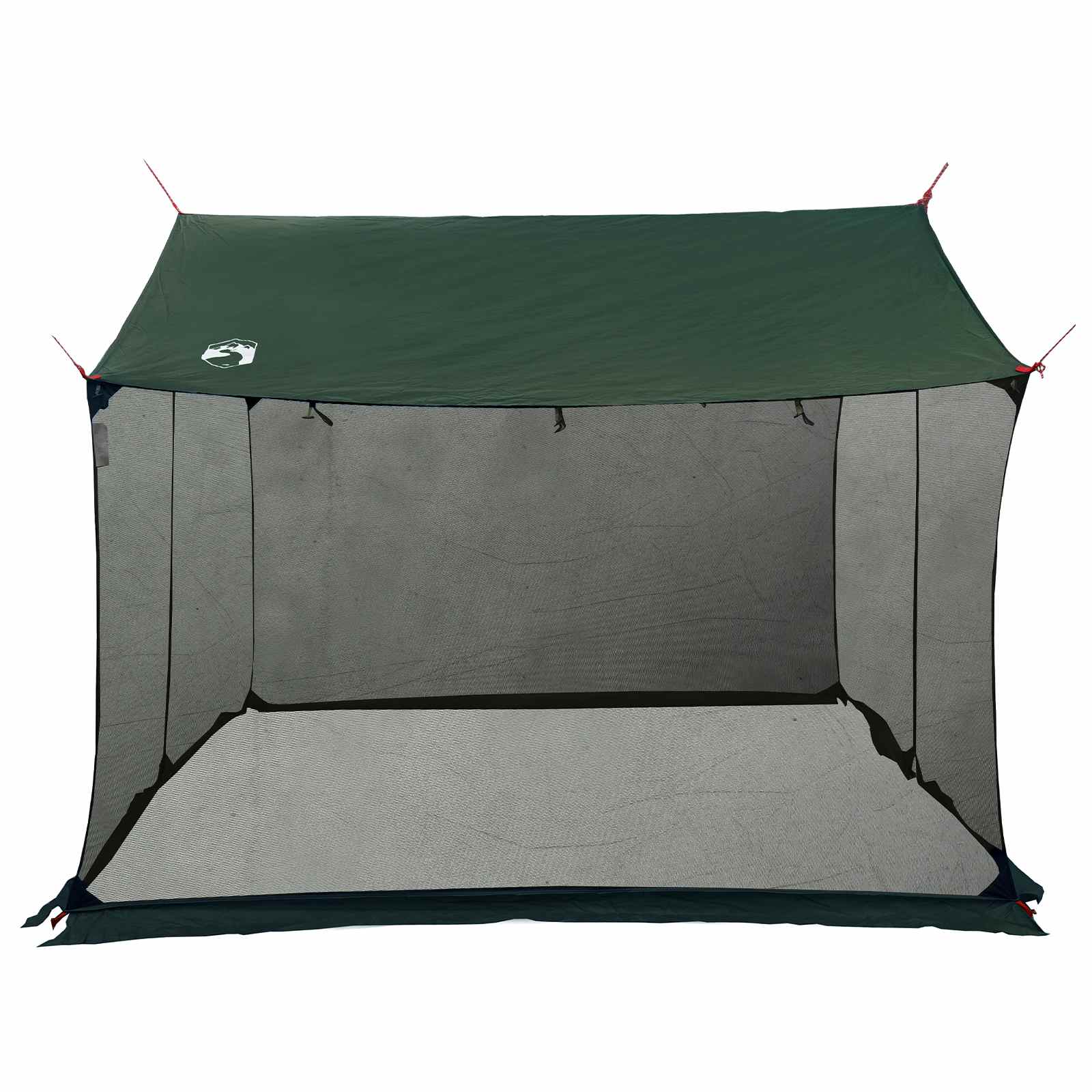 Campingzeil met gaaswanden Legergroen 340 x 260 x 220 cm