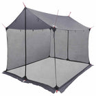 Campingzeil 270x210x210 cm grijs oranje