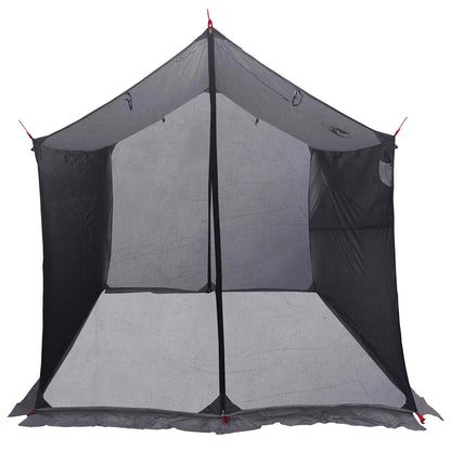 Campingzeil met gaaswanden Grijs en Oranje 270 x 210 x 210 cm