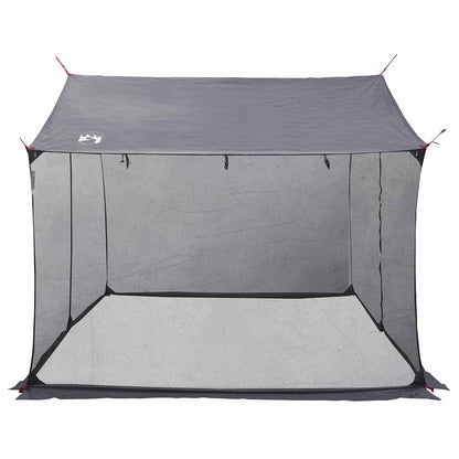 Campingzeil met gaaswanden Grijs en Oranje 270 x 210 x 210 cm