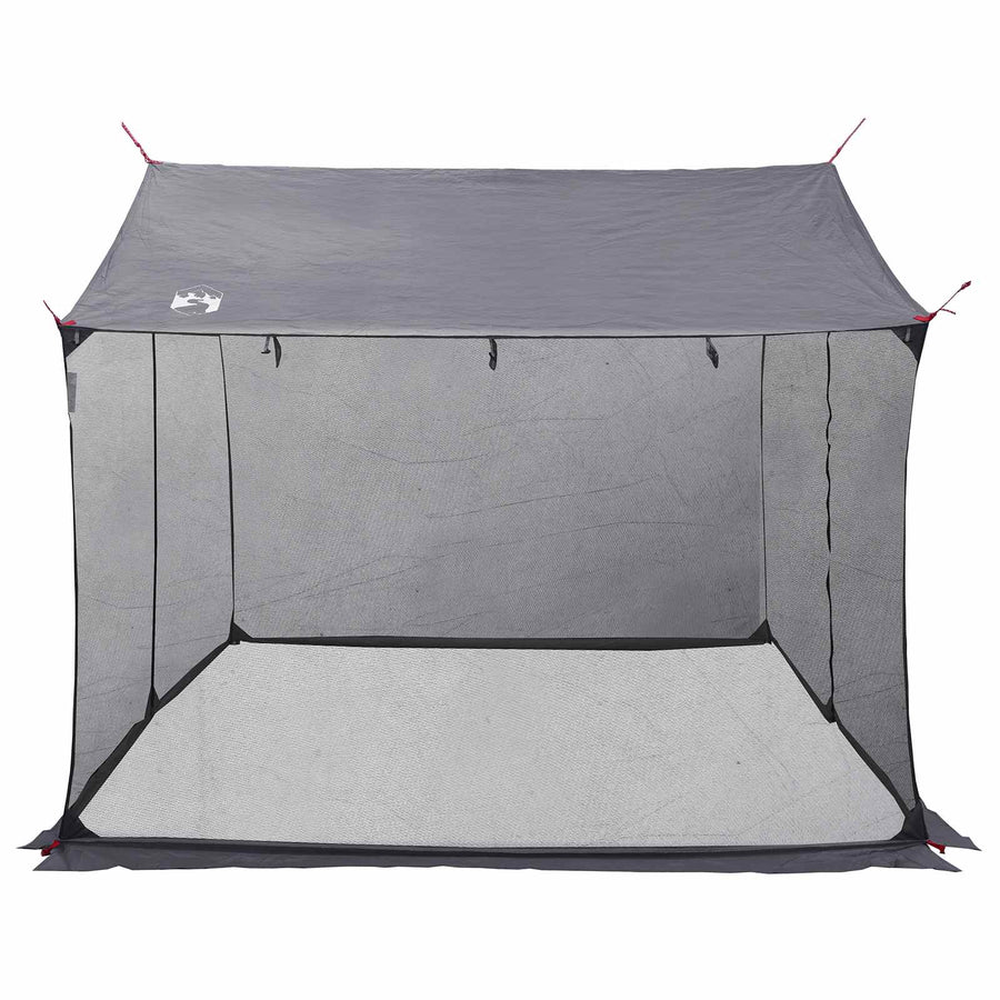 Campingzeil met gaaswanden Grijs en Oranje 270 x 210 x 210 cm