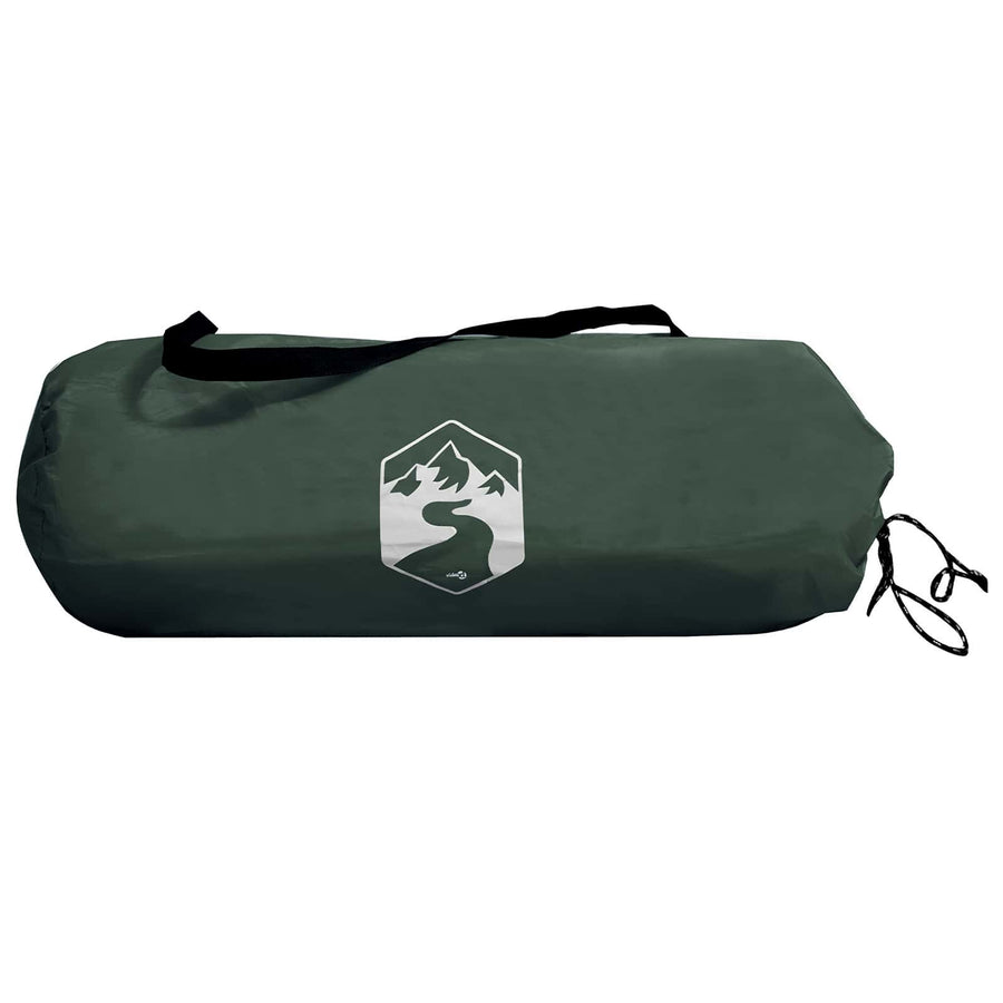 Campingzeil met gaaswanden Legergroen 270 x 210 x 210 cm