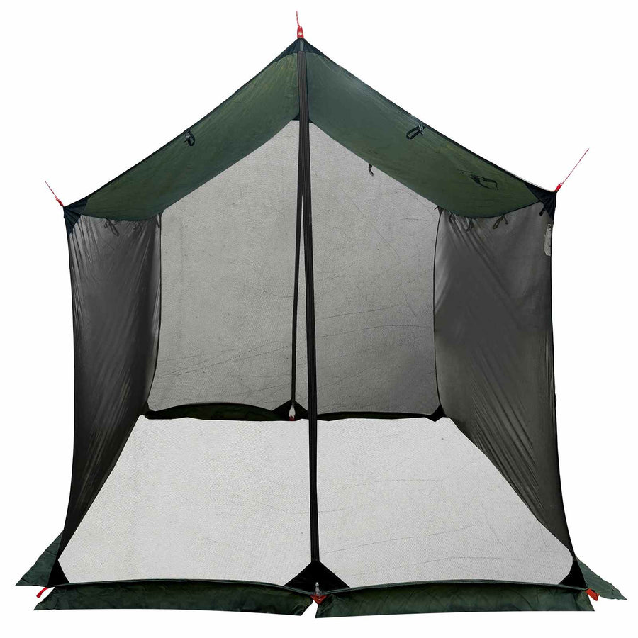 Campingzeil met gaaswanden Legergroen 270 x 210 x 210 cm