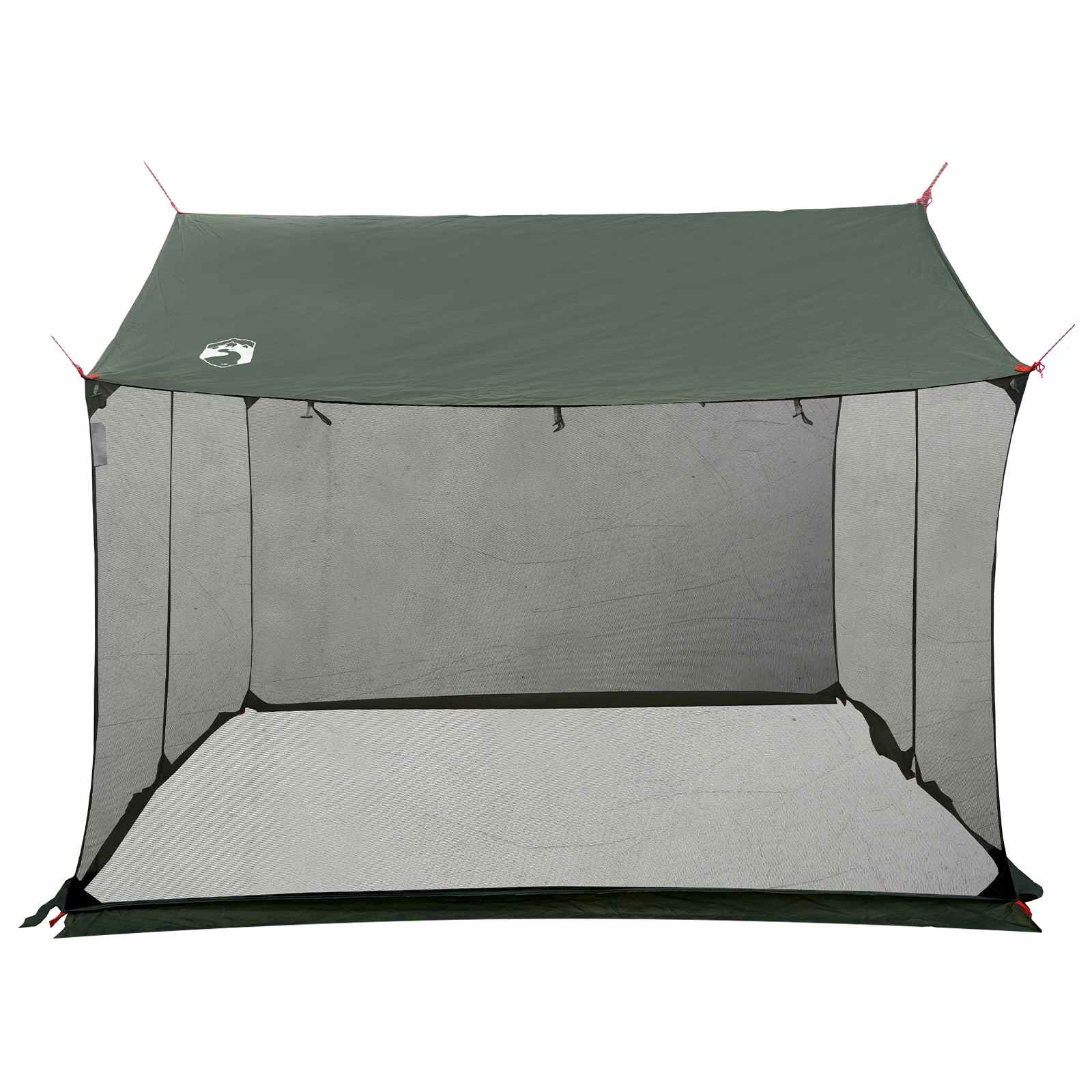 Campingzeil met gaaswanden Legergroen 270 x 210 x 210 cm