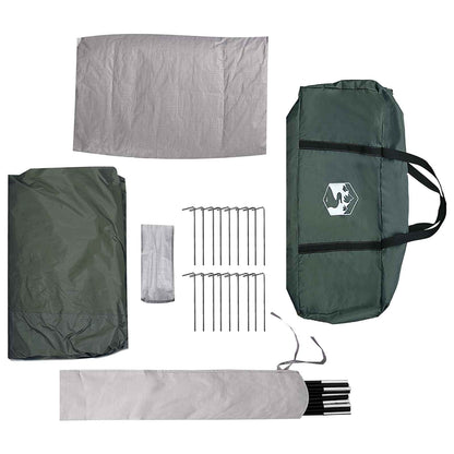 Huisje Tent Met Dak 12-Persoons Polyester En Staal 12 personen