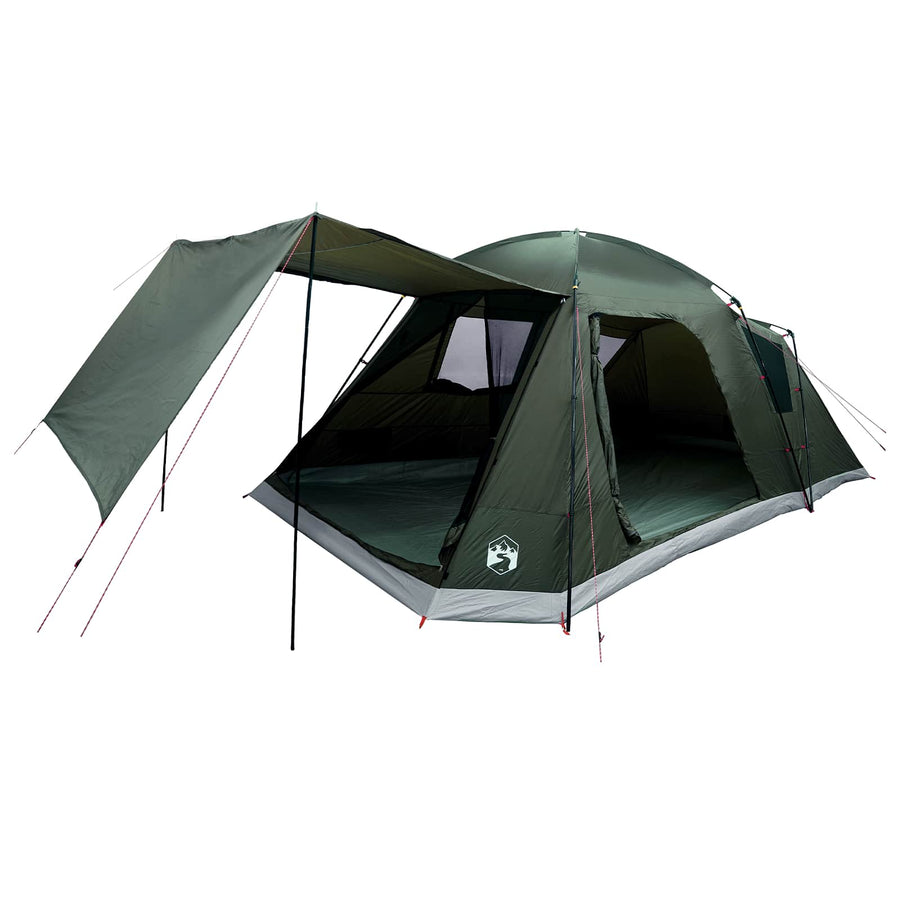 Huisje Tent Met Dak 12-Persoons Polyester En Staal 12 personen