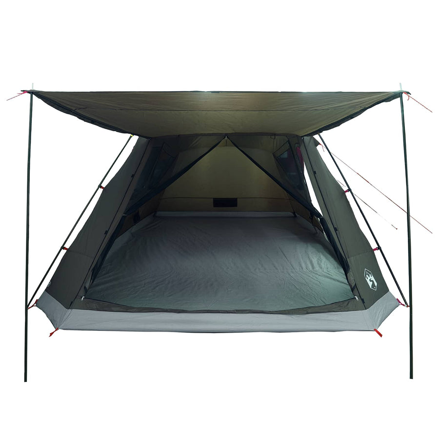 Huisje Tent Met Dak 12-Persoons Polyester En Staal 12 personen