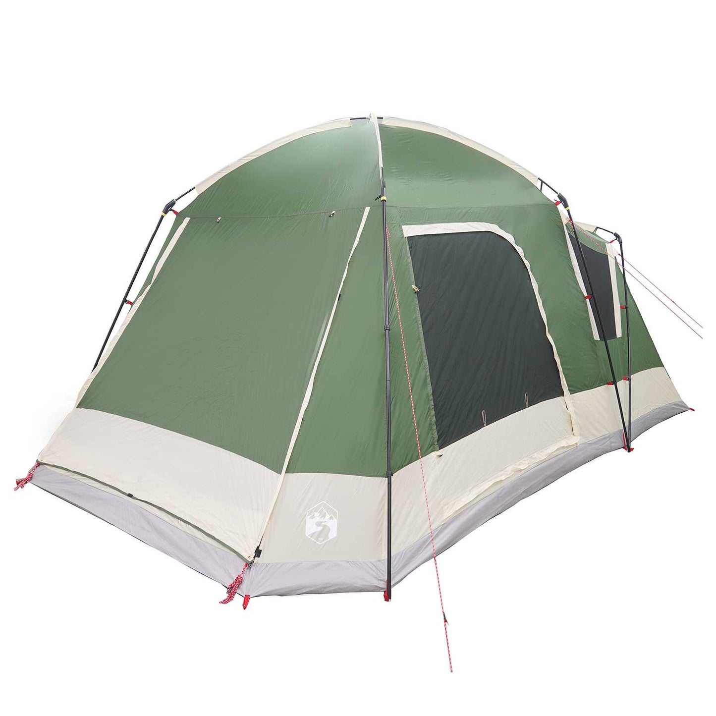 Huisje Tent met dak Groen 8-persoons Polyester en staal