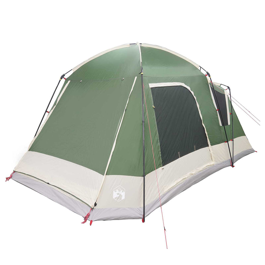 Huisje Tent met dak Groen 8-persoons Polyester en staal