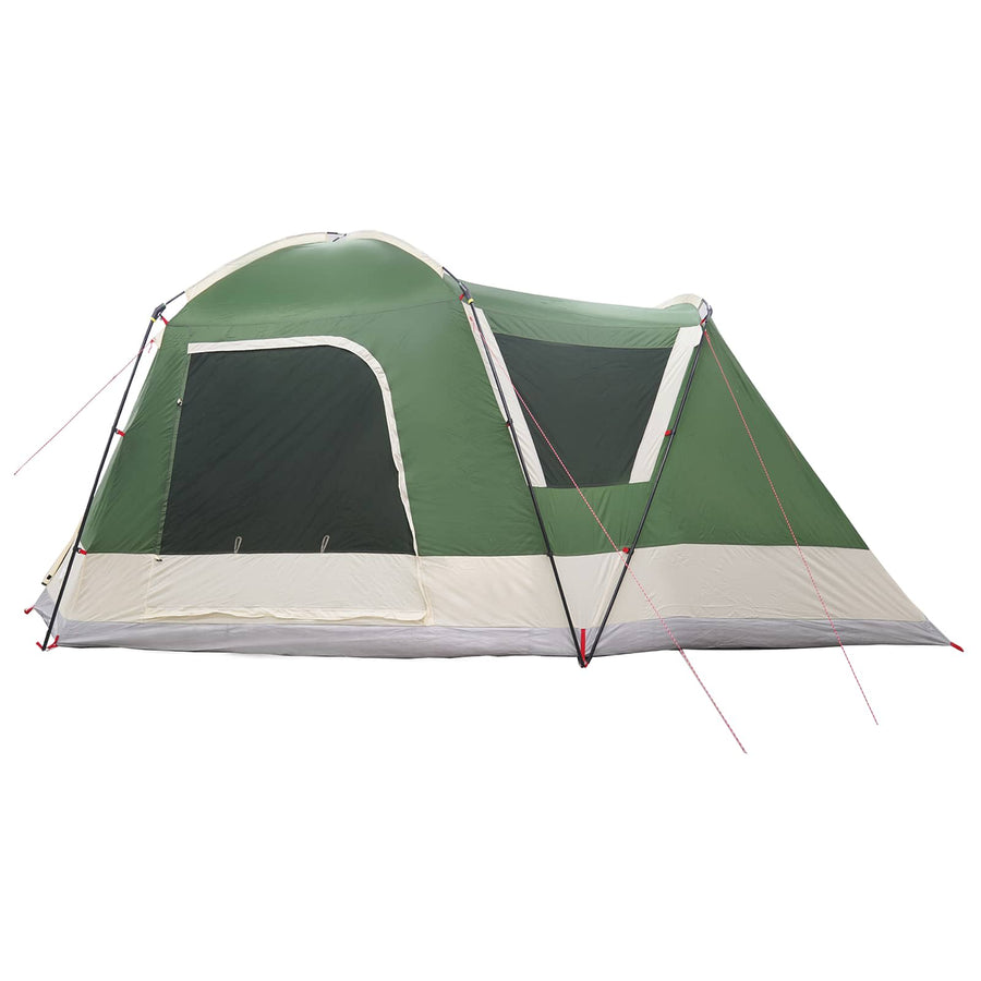 Huisje Tent met dak Groen 8-persoons Polyester en staal
