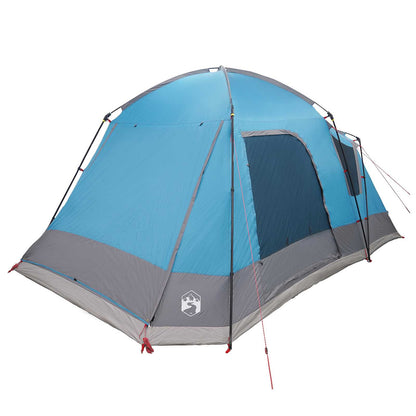 Huisje Tent met dak Blauw 8-persoons Polyester en staal