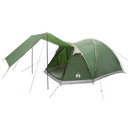 Huisje Tent met dak Groen 4-persoons Polyester en staal