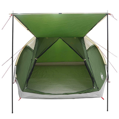 Huisje Tent met dak Groen 4-persoons Polyester en staal