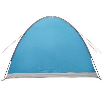 Huisje Tent met dak Blauw 4-persoons Polyester en staal