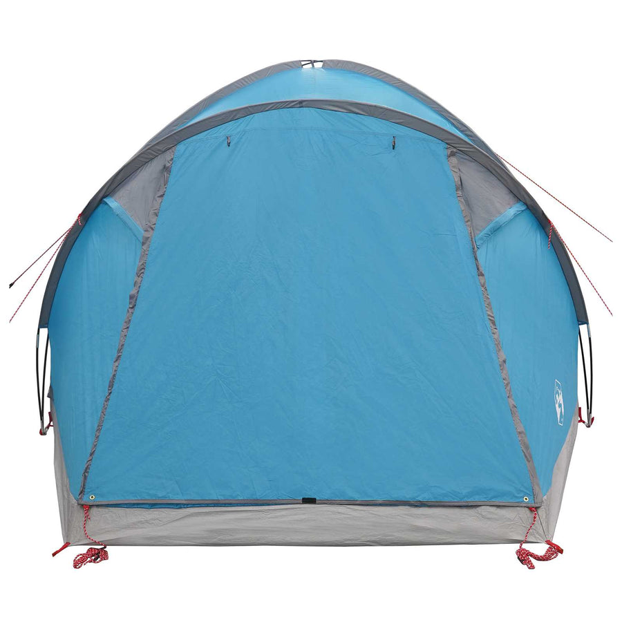 Huisje Tent met dak Blauw 4-persoons Polyester en staal