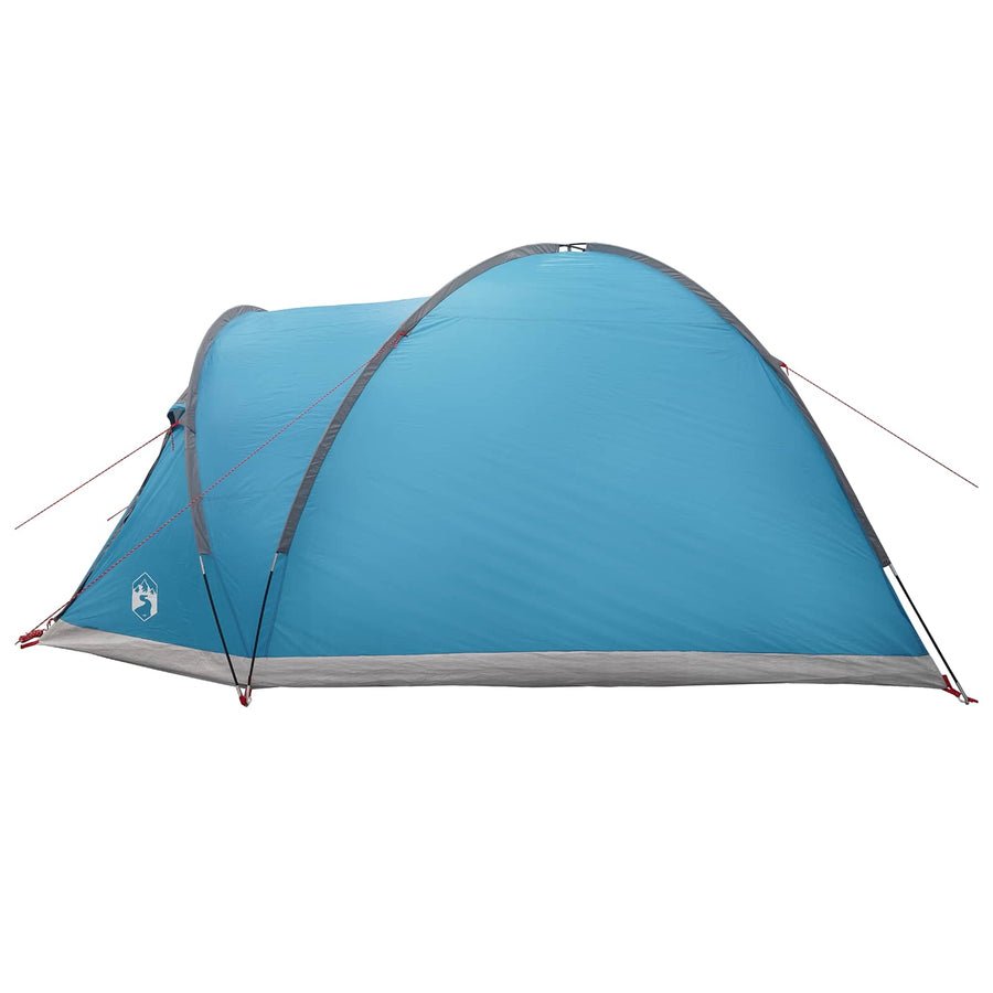 Huisje Tent met dak Blauw 4-persoons Polyester en staal