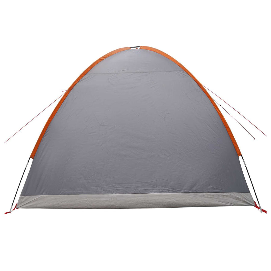Huisje Tent Grijs en Oranje 4-persoons Polyester en staal