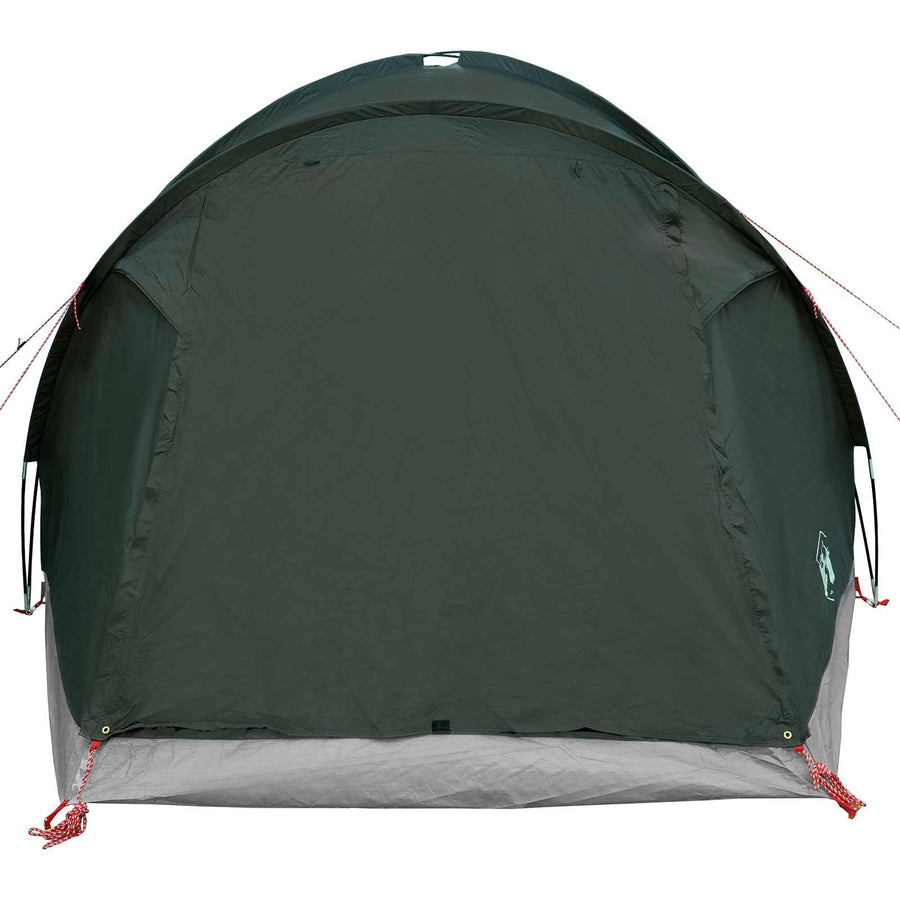 Huisje Tent met dak Leger groen 4-persoons Polyester en staal