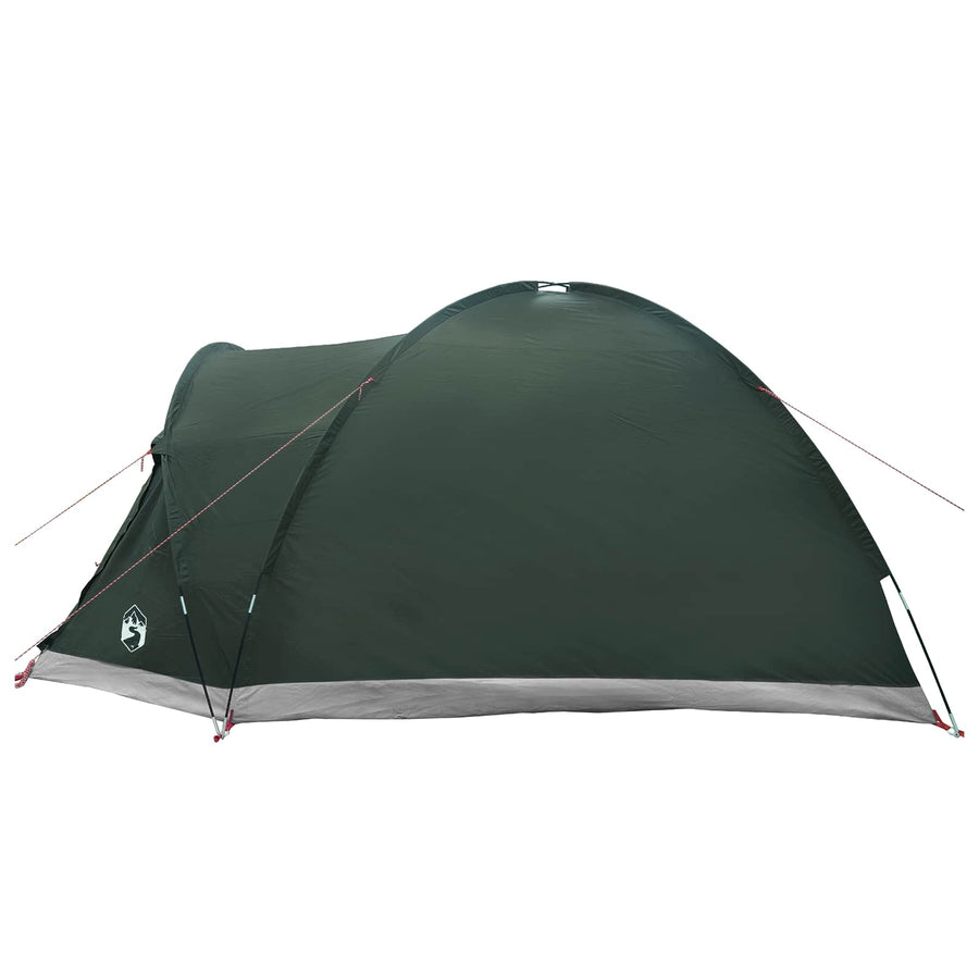 Huisje Tent met dak Leger groen 4-persoons Polyester en staal