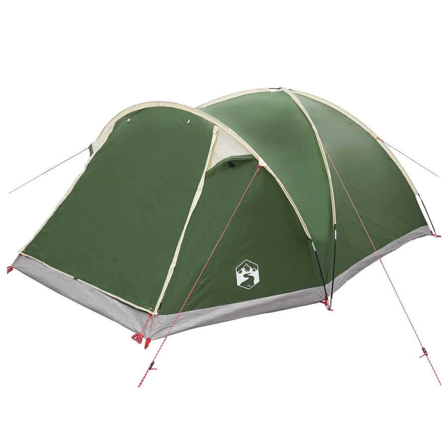Huisje Tent met dak Groen 6-persoons Polyester en staal