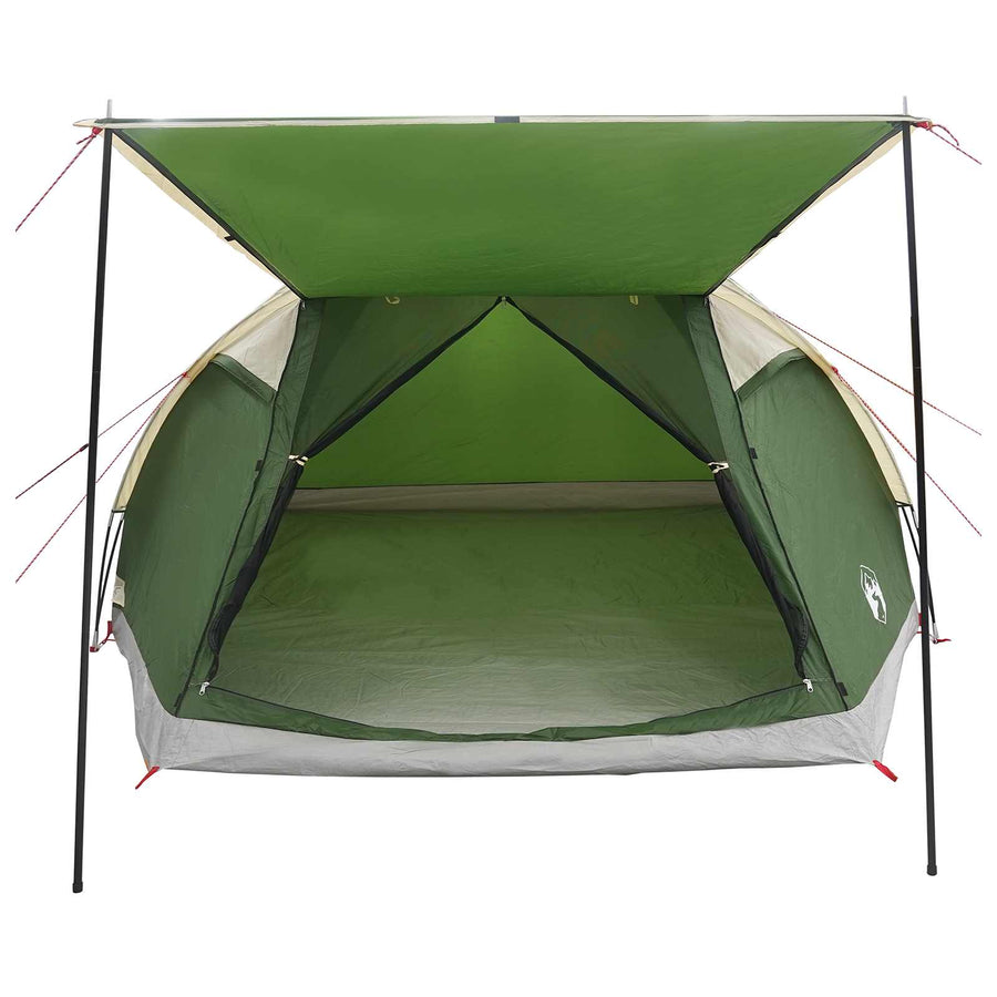 Huisje Tent met dak Groen 6-persoons Polyester en staal