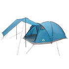Tent 6-persoons blauw 398x310x177 cm polyester staal
