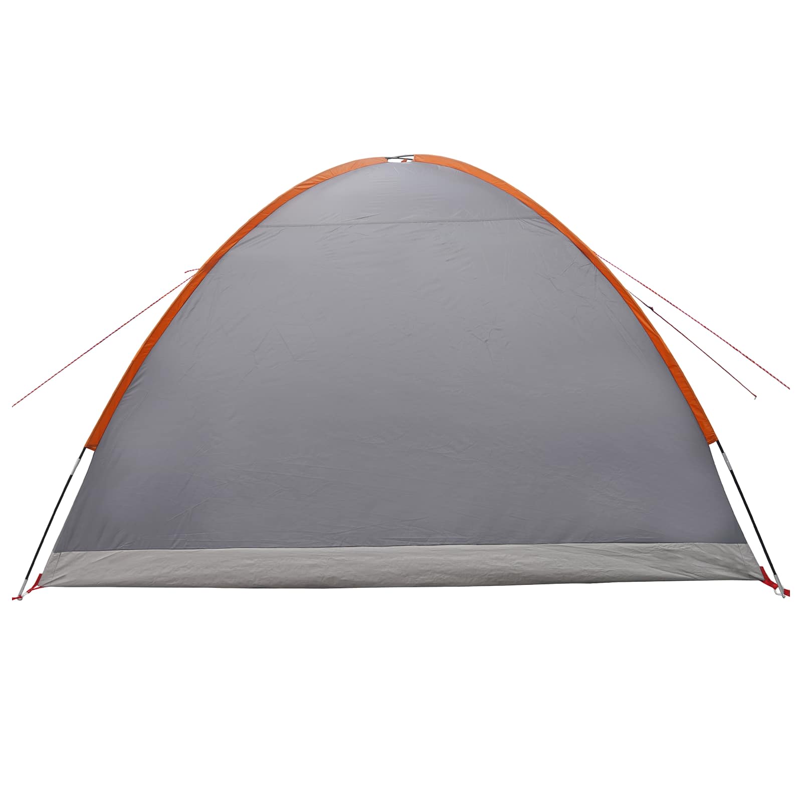 Huisje Tent Grijs en Oranje 6-persoons Polyester en staal