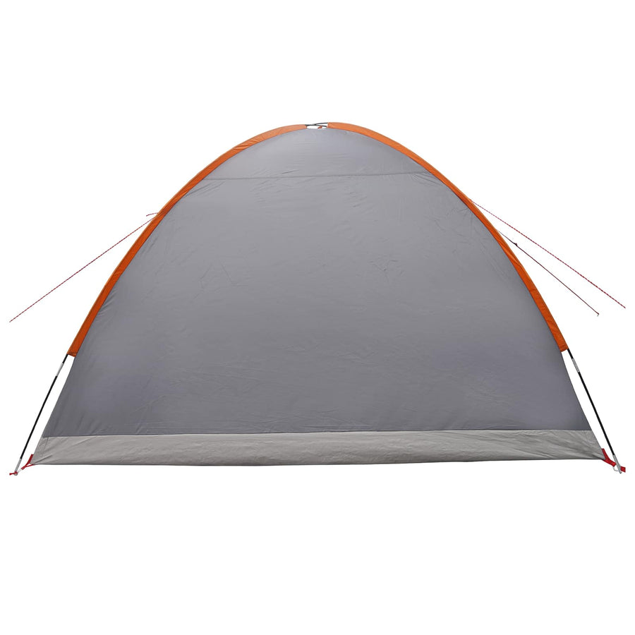 Huisje Tent Grijs en Oranje 6-persoons Polyester en staal