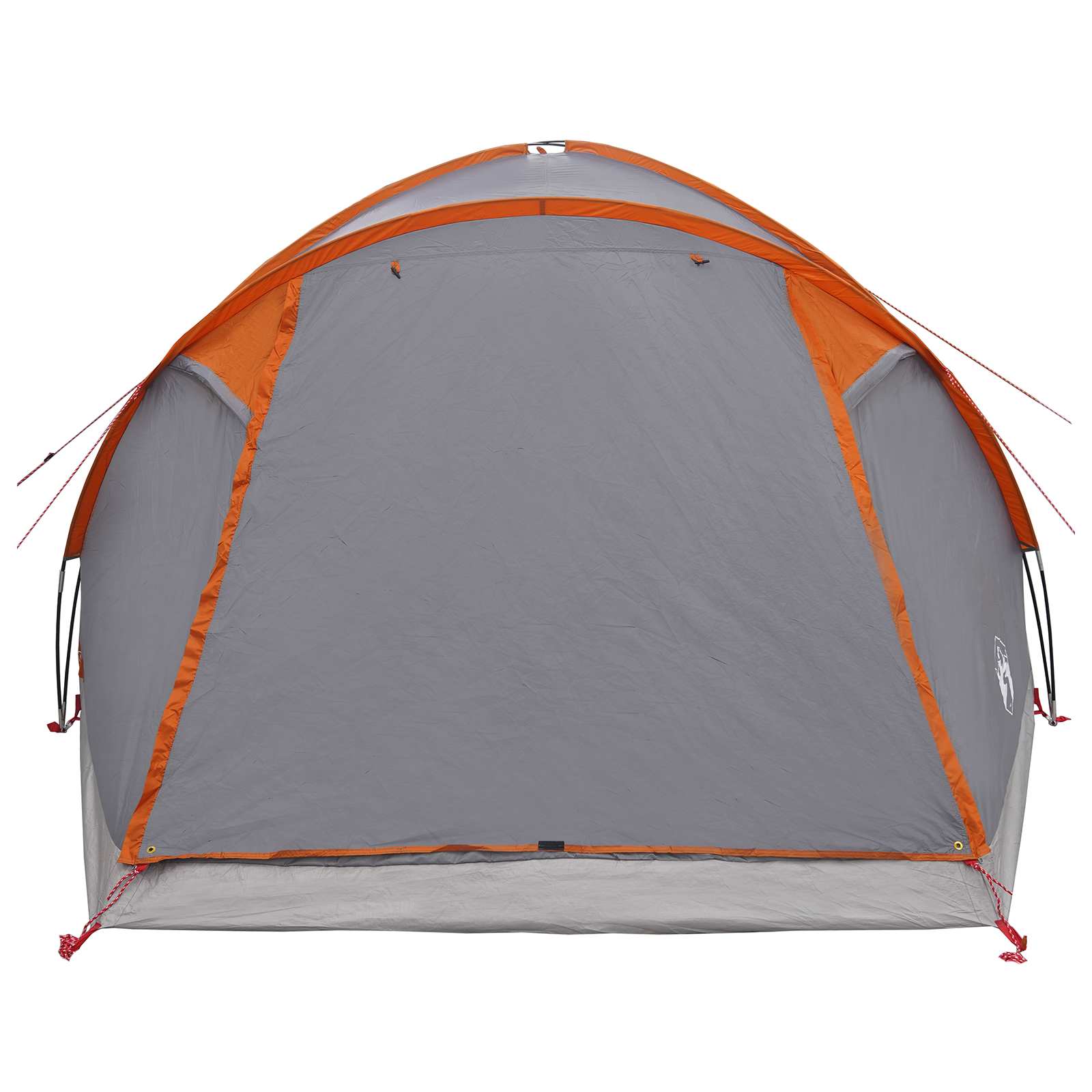 Huisje Tent Grijs en Oranje 6-persoons Polyester en staal