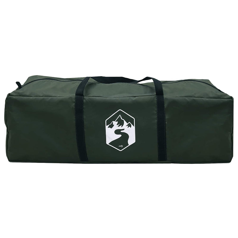 Huisje Tent met dak Leger groen 6-persoons Polyester en staal