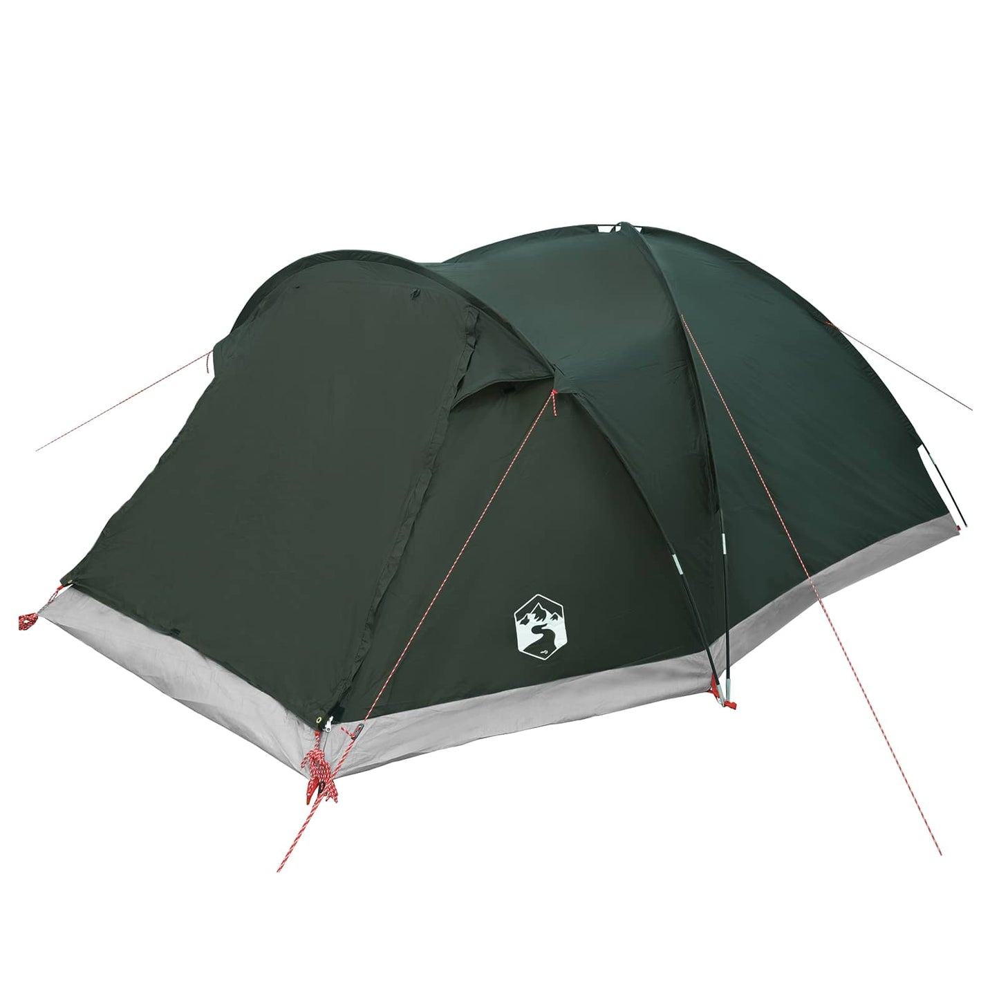 Huisje Tent met dak Leger groen 6-persoons Polyester en staal
