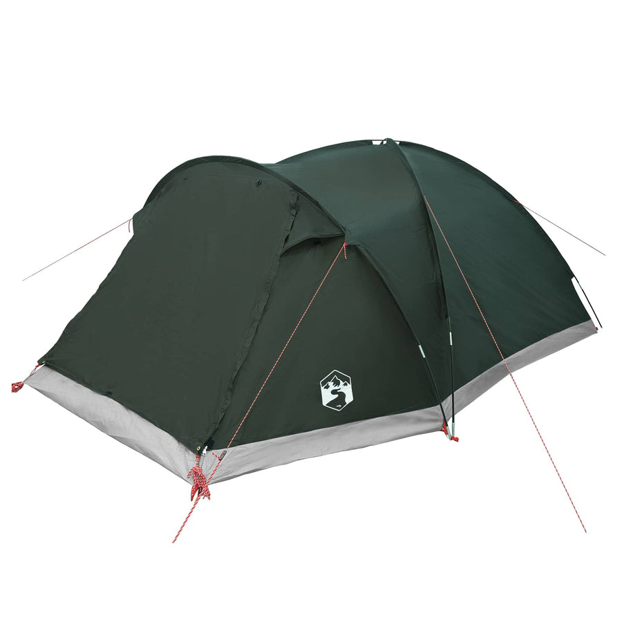 Huisje Tent met dak Leger groen 6-persoons Polyester en staal