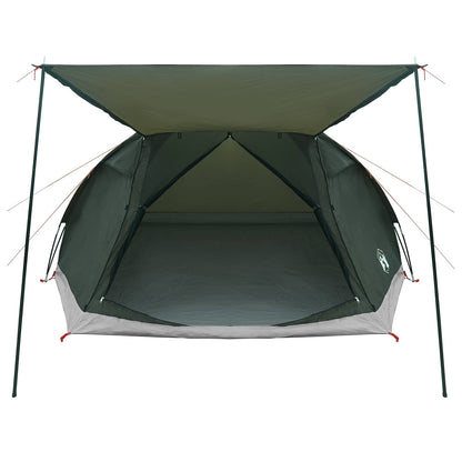 Huisje Tent met dak Leger groen 6-persoons Polyester en staal