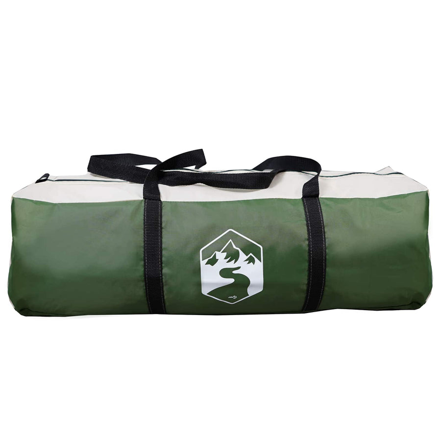 Huisje Tent met dak Groen 8-persoons Polyester en staal