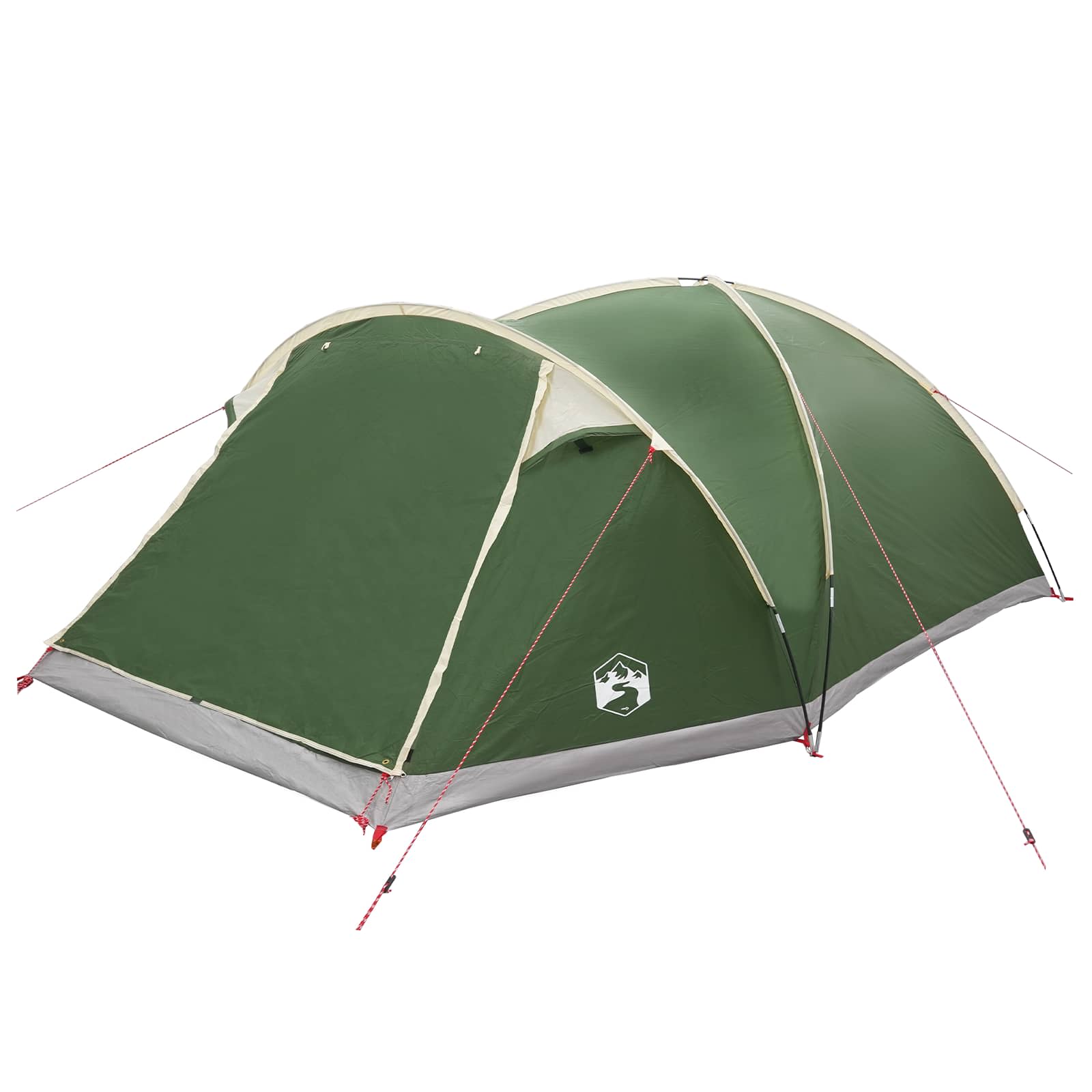 Huisje Tent met dak Groen 8-persoons Polyester en staal