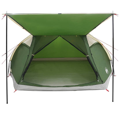 Huisje Tent met dak Groen 8-persoons Polyester en staal