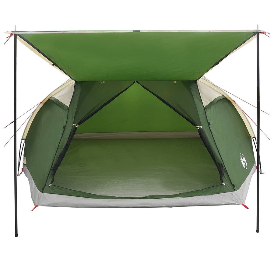 Huisje Tent met dak Groen 8-persoons Polyester en staal
