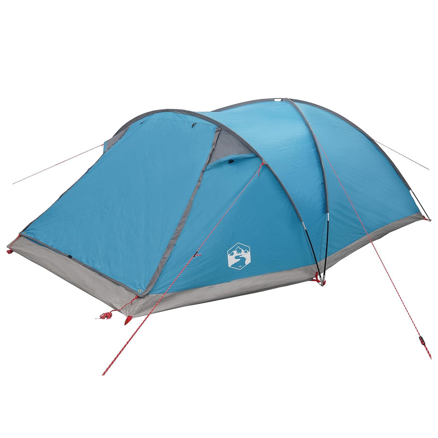 Huisje Tent met dak Blauw 8-persoons Polyester en staal
