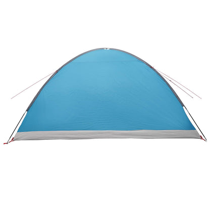 Huisje Tent met dak Blauw 8-persoons Polyester en staal