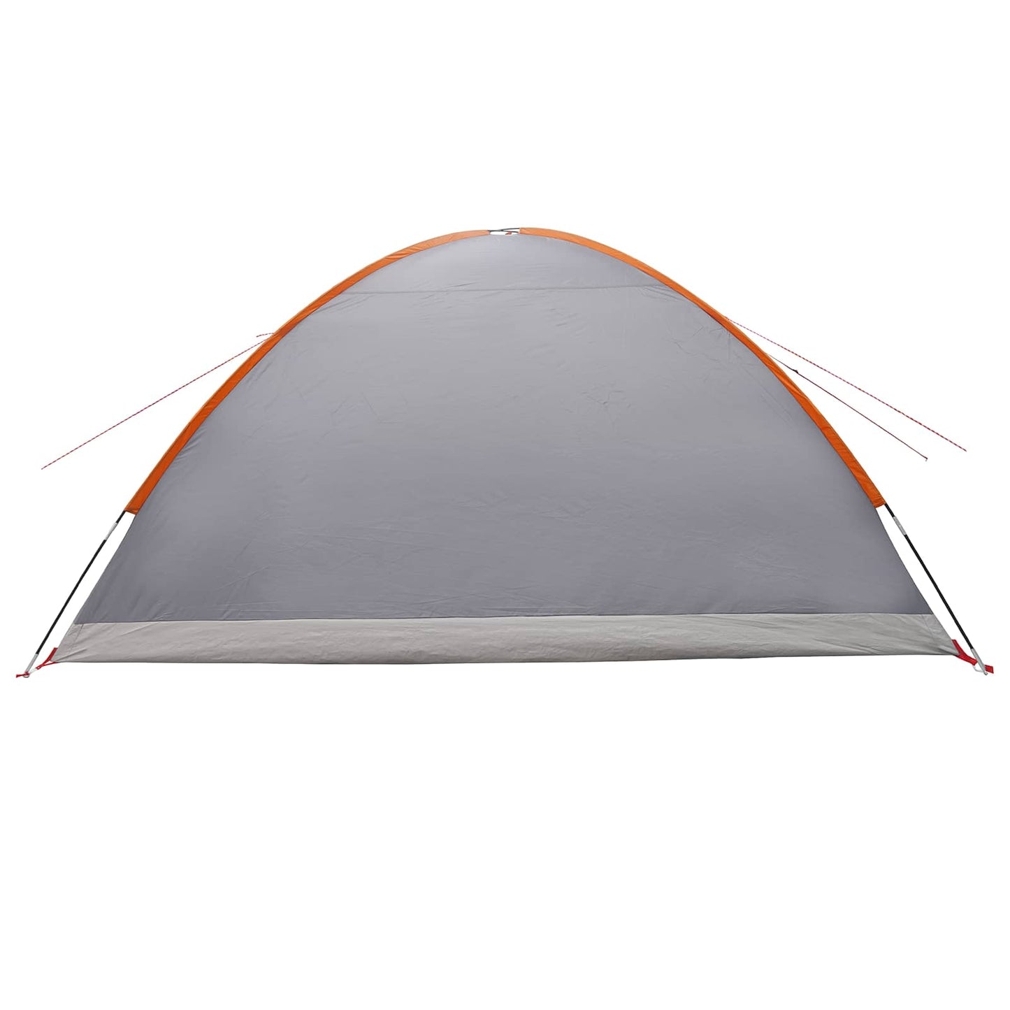 Huisje Tent Grijs en Oranje 8-persoons Polyester en staal