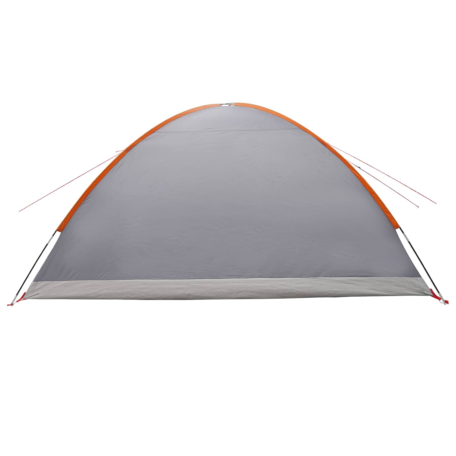 Huisje Tent Grijs en Oranje 8-persoons Polyester en staal